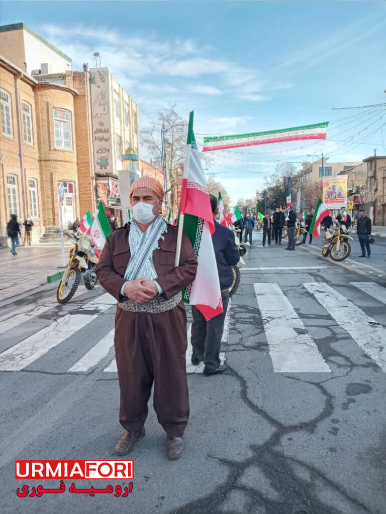 راهپیمایی باشکوه خودرویی و موتوری ۲۲ بهمن در ارومیه