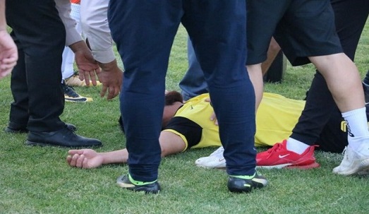 بازیکن تیم فوتبال 90 ارومیه از خفگی نجات یافت