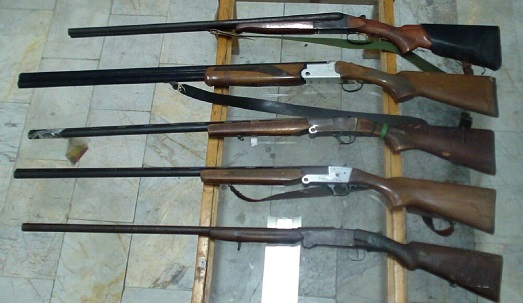 کشف انواع سلاح شکاری و جنگی در ارومیه