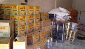 توزیع 1000 حلب روغن لادن در شهرستان سلماس